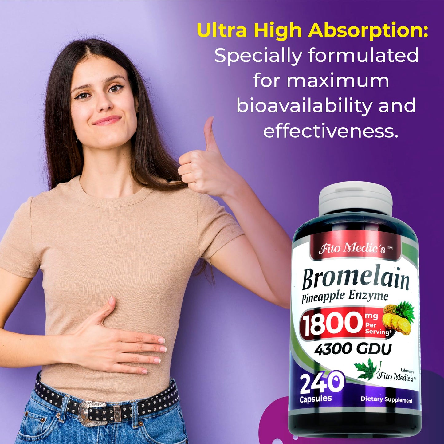 FITO MEDIC'S Bromelain Capsules 240