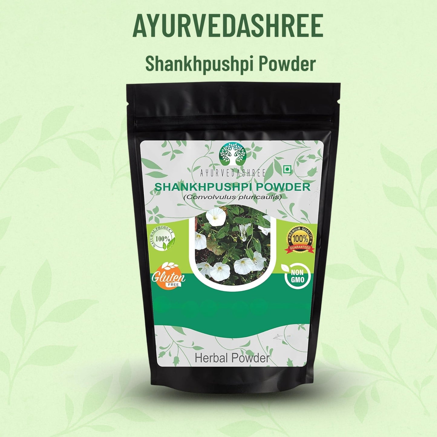 AYURVEDASHREE Shankhpushpi Powder 7.05 Ounce