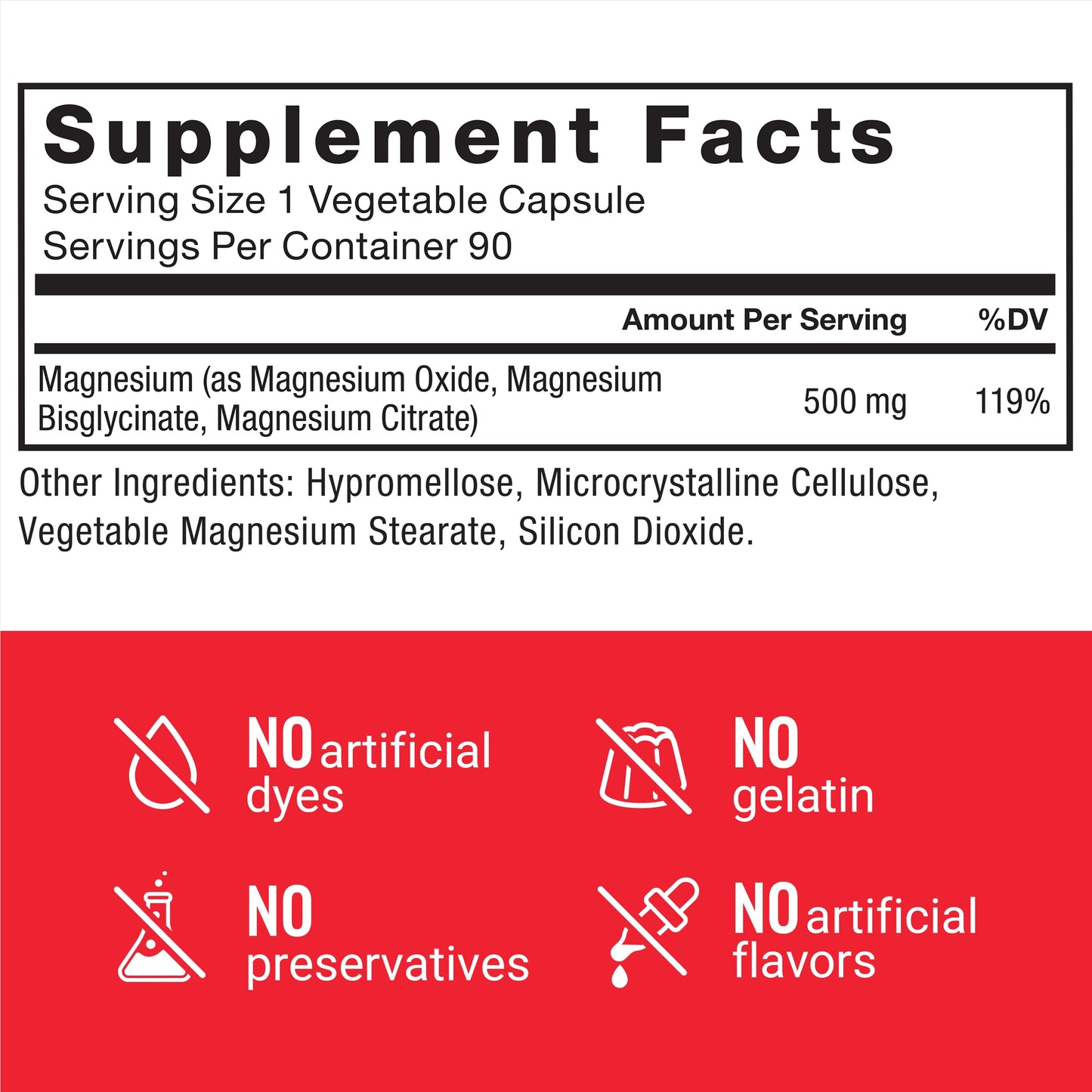 Force Factor Magnesium Complex Capsules 90 Capsules