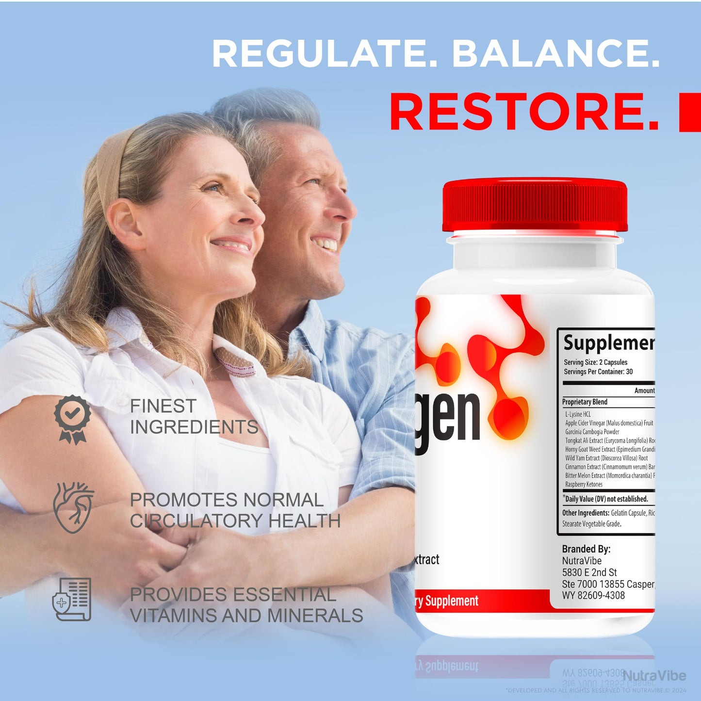 NutraVibe Glycogen Blood Balance Capsule 120 Capsules