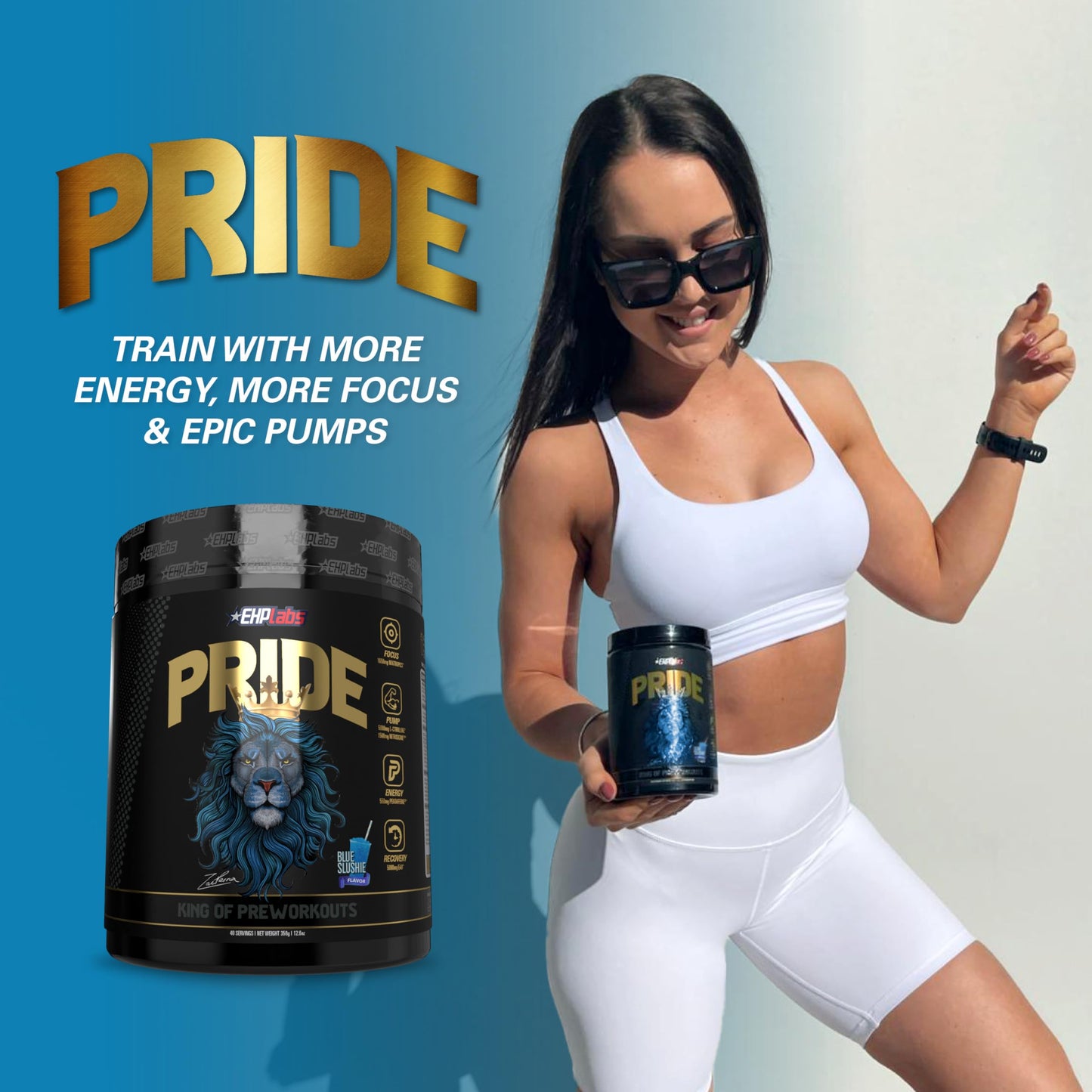 EHP Labs Pride Pre Workout Powder 12.6 Ounce