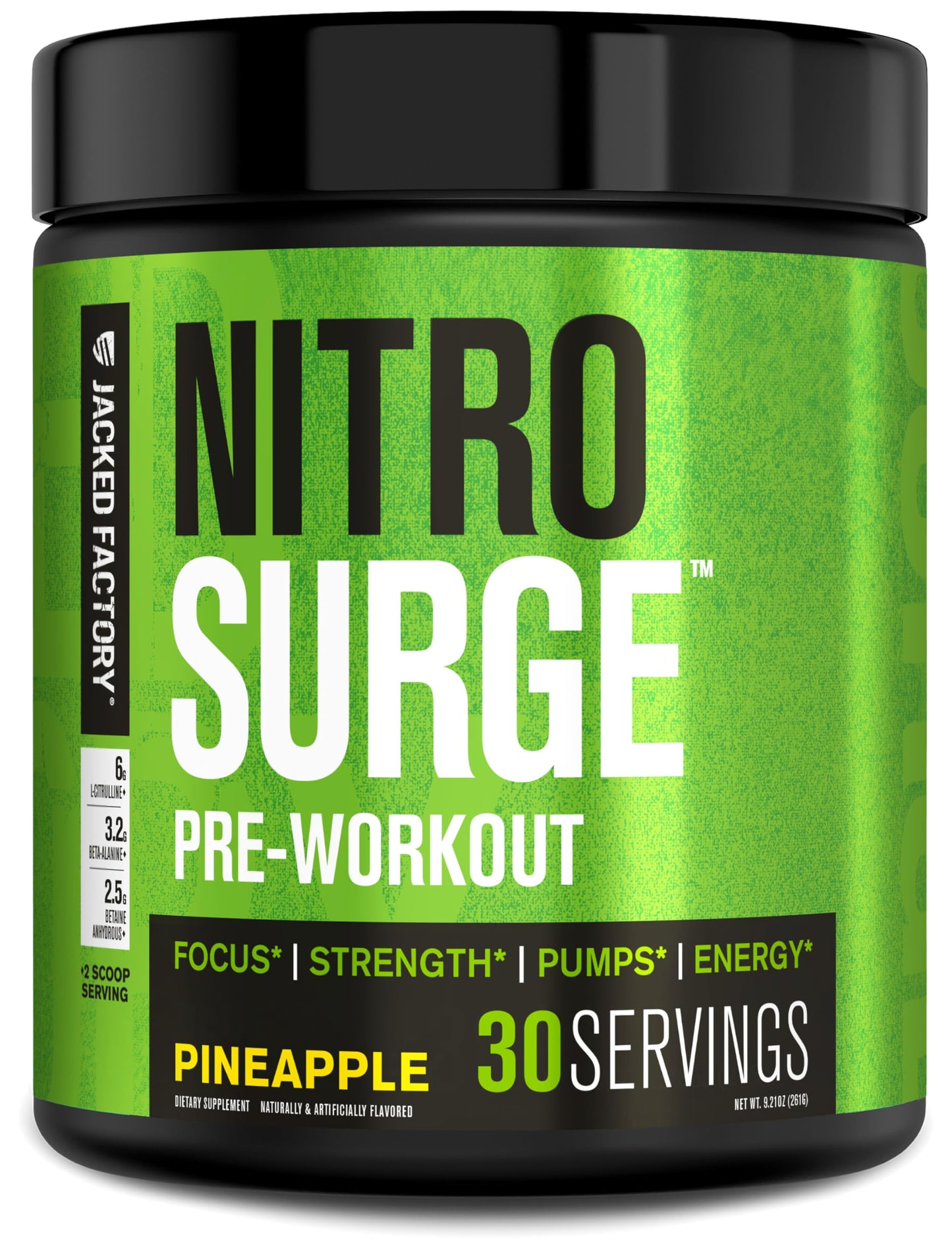Jacked Factory NITROSURGE Pre Workout Supplement Powder 30 Servings