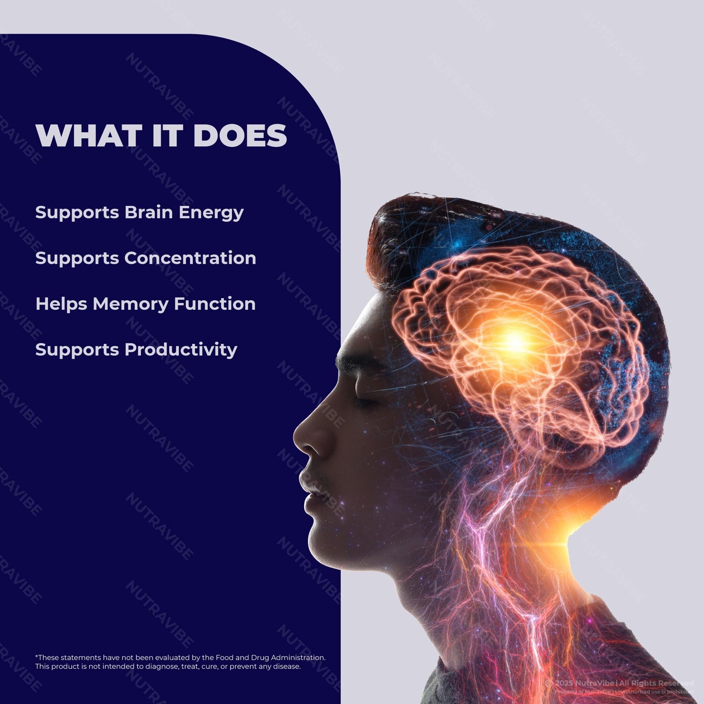 NutraVibe Braincept 120 Capsules
