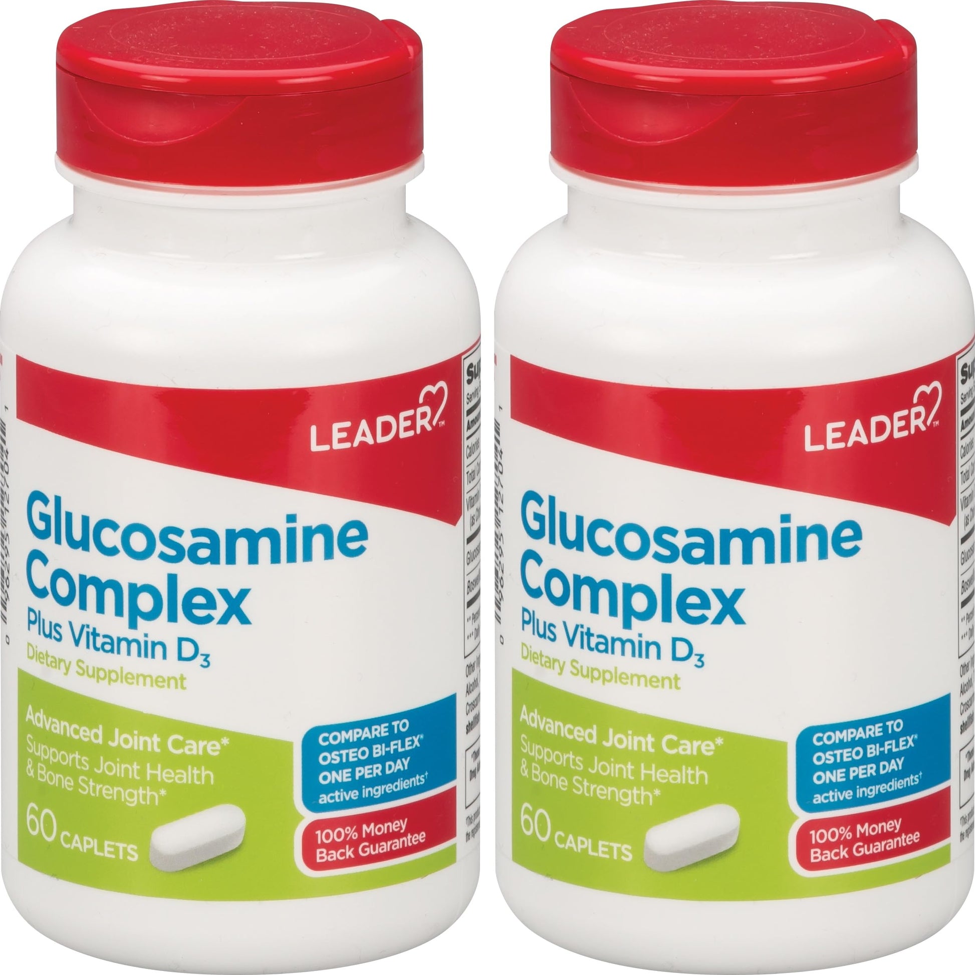 Leader Glucosamine with Vitamin D Caplets 120