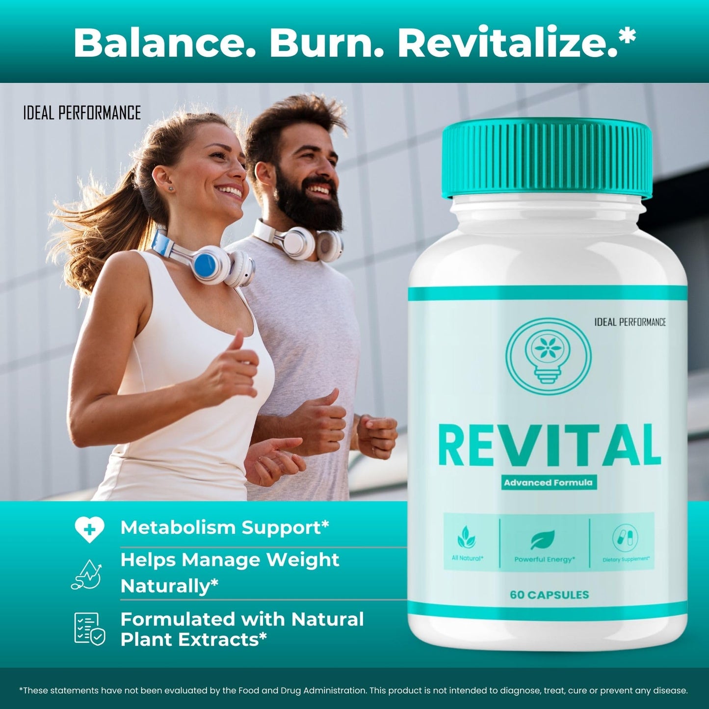 IDEAL PERFORMANCE Revital Capsules 300 Capsules
