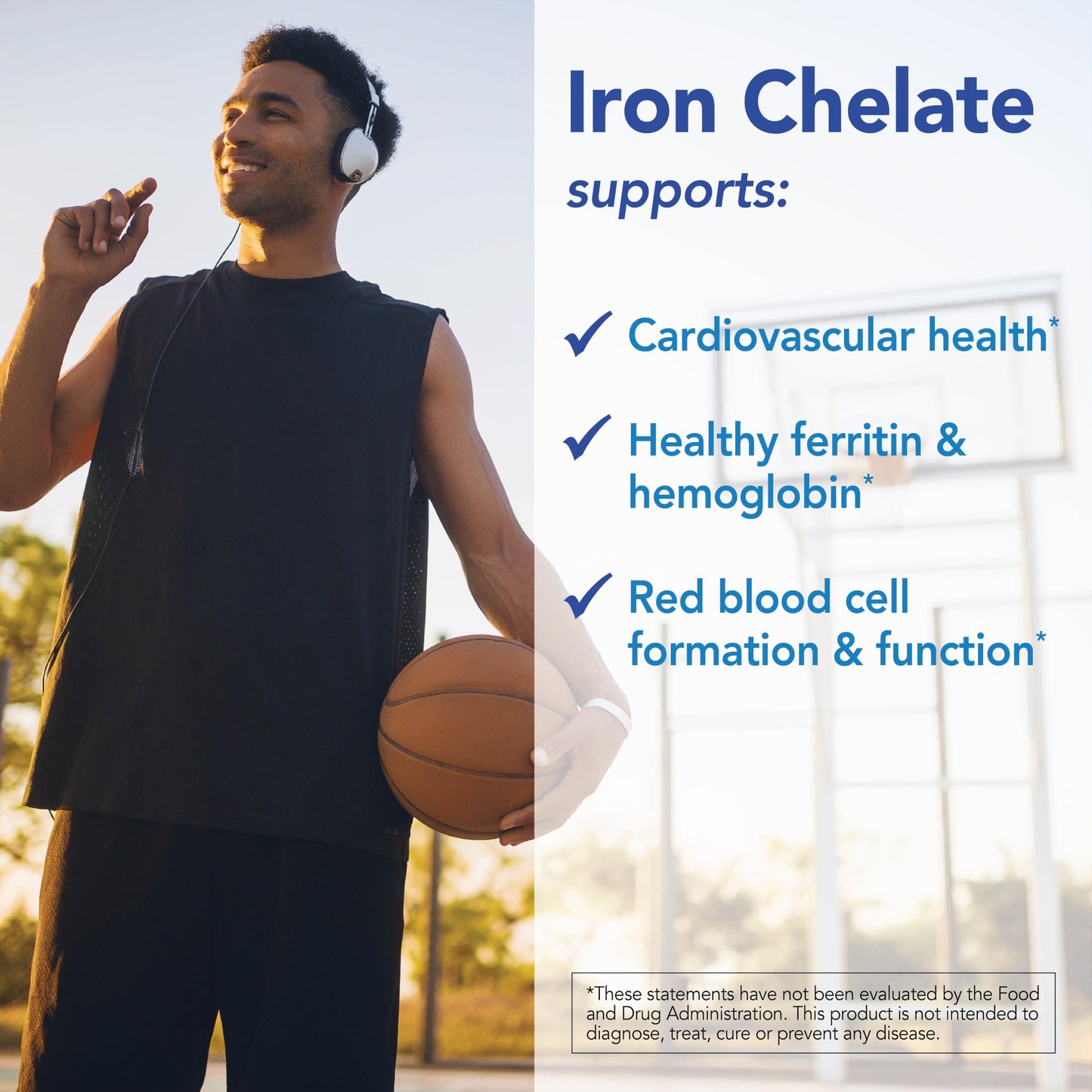 Patient One Iron Chelate 28mg Capsules, 90 Count