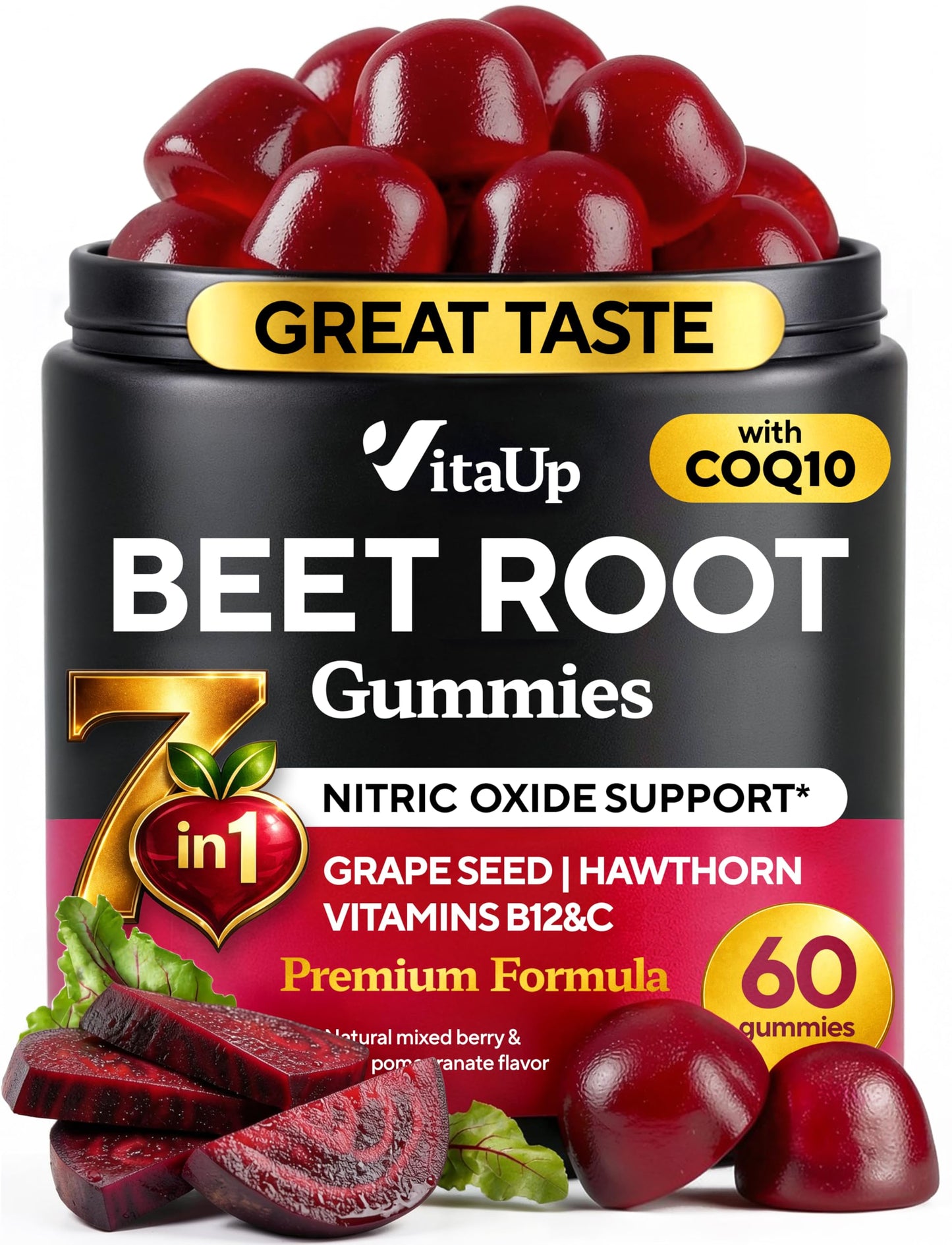 VitaUp Beet Root Gummies 60 Count