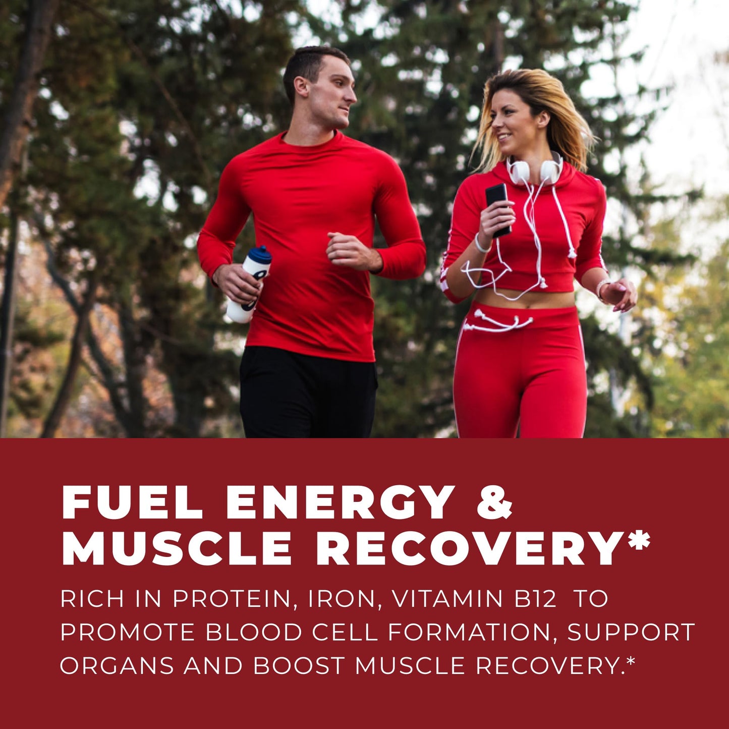 Left Coast Performance Grass Fed Bovine Blood and Beef Liver Supplement Capsules 180