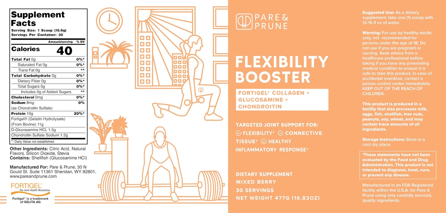Pare & Prune Flexibility Booster Powder 16.8
