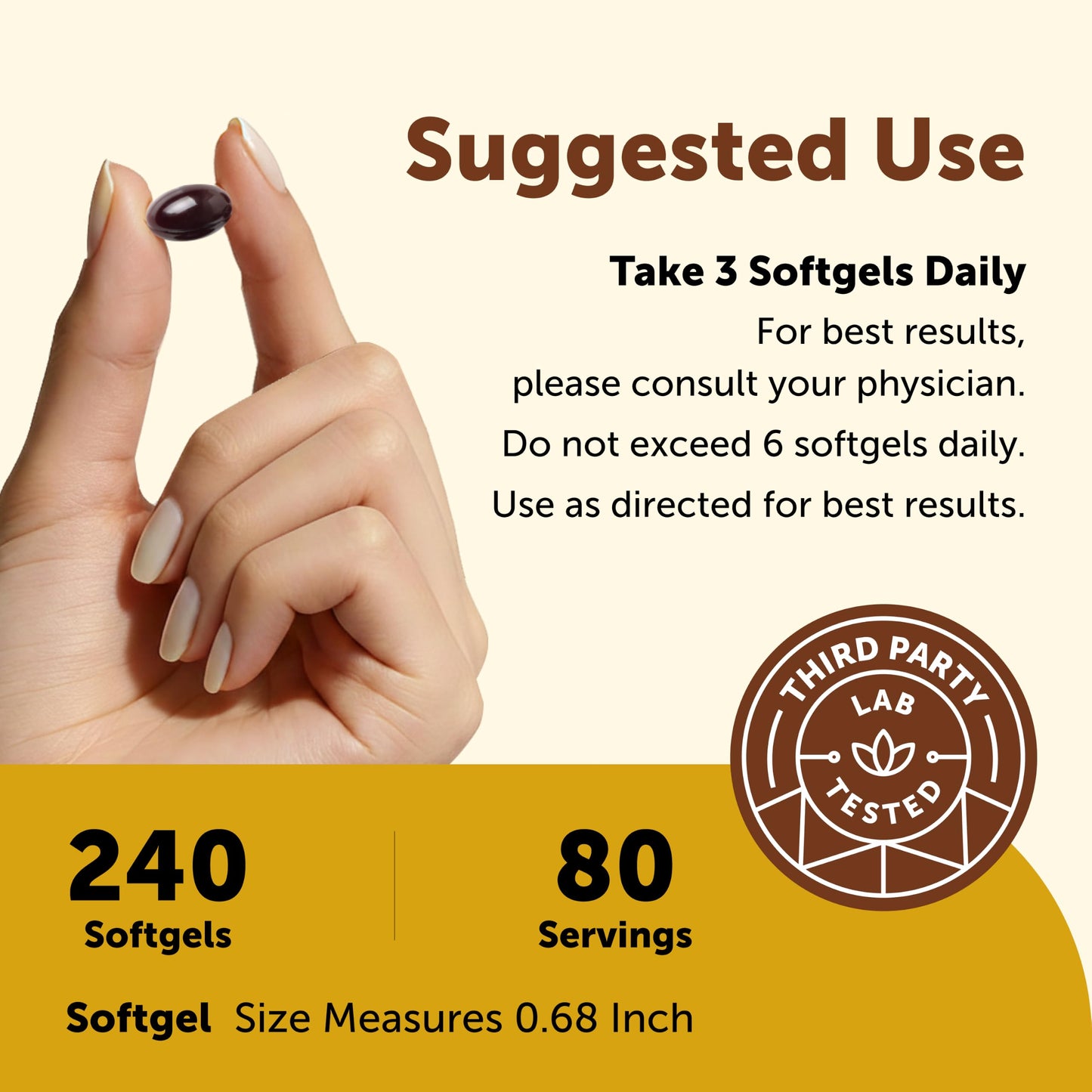 Micro Ingredients Caffeine Pills 200 mg with L-Theanine 200 mg per Serving Softgels 240 Count