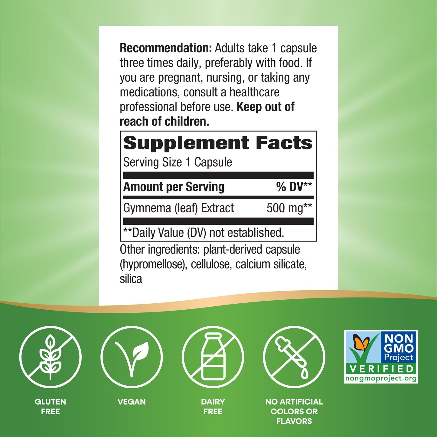 Nature's Way Gymnema Premium Extract Capsule, 60 Capsules