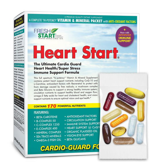 Fresh Start Heart Start All-in-One Daily Vitamin Pack Capsule, 30-count