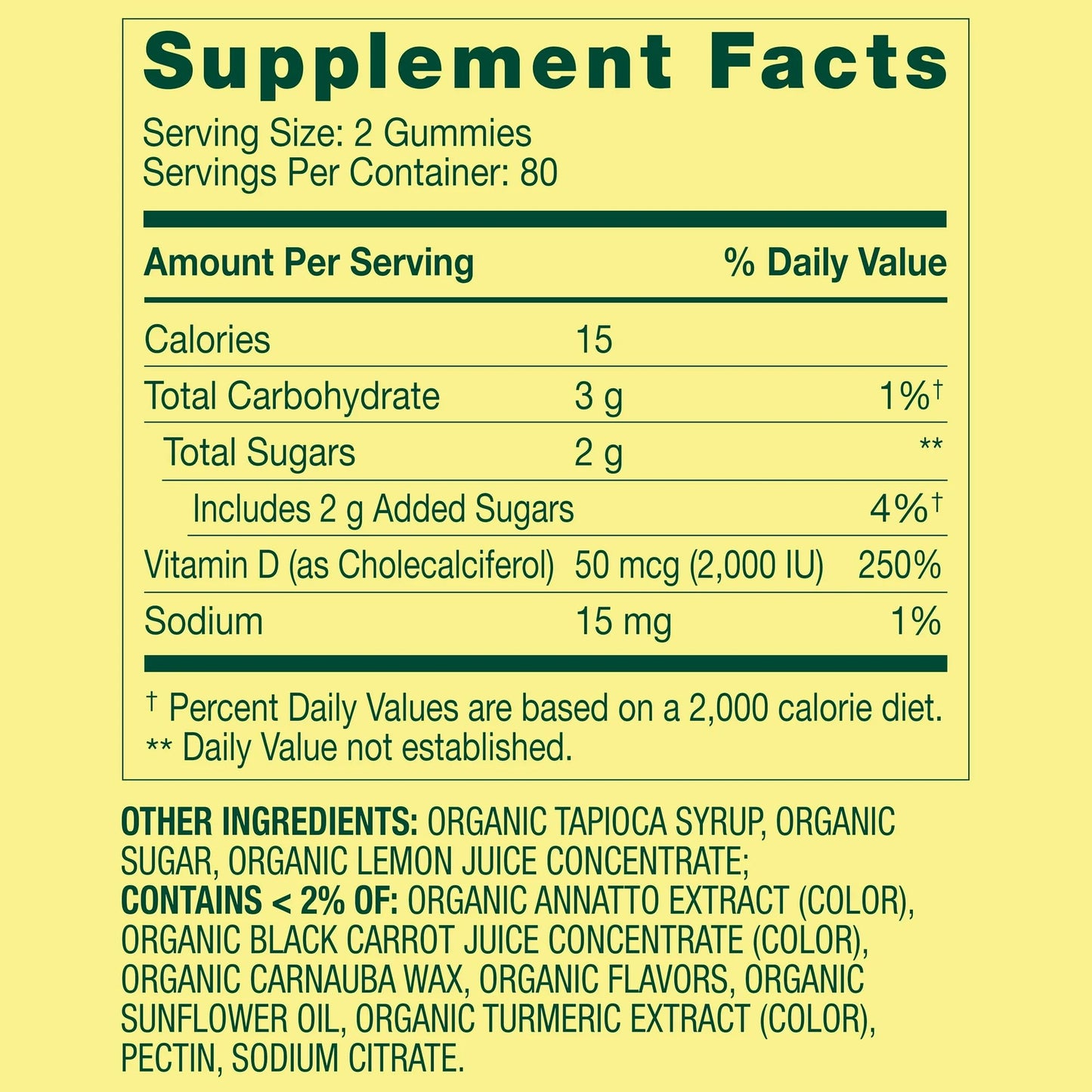 SUREFECT Vitamin D3 50mcg (2000 IU) Bone & Immune Support Gummies, 160 Gummies