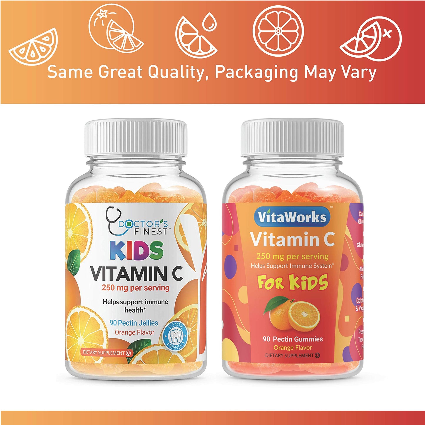 VitaWorks Vitamin C Gummies for Kids, 90 Count