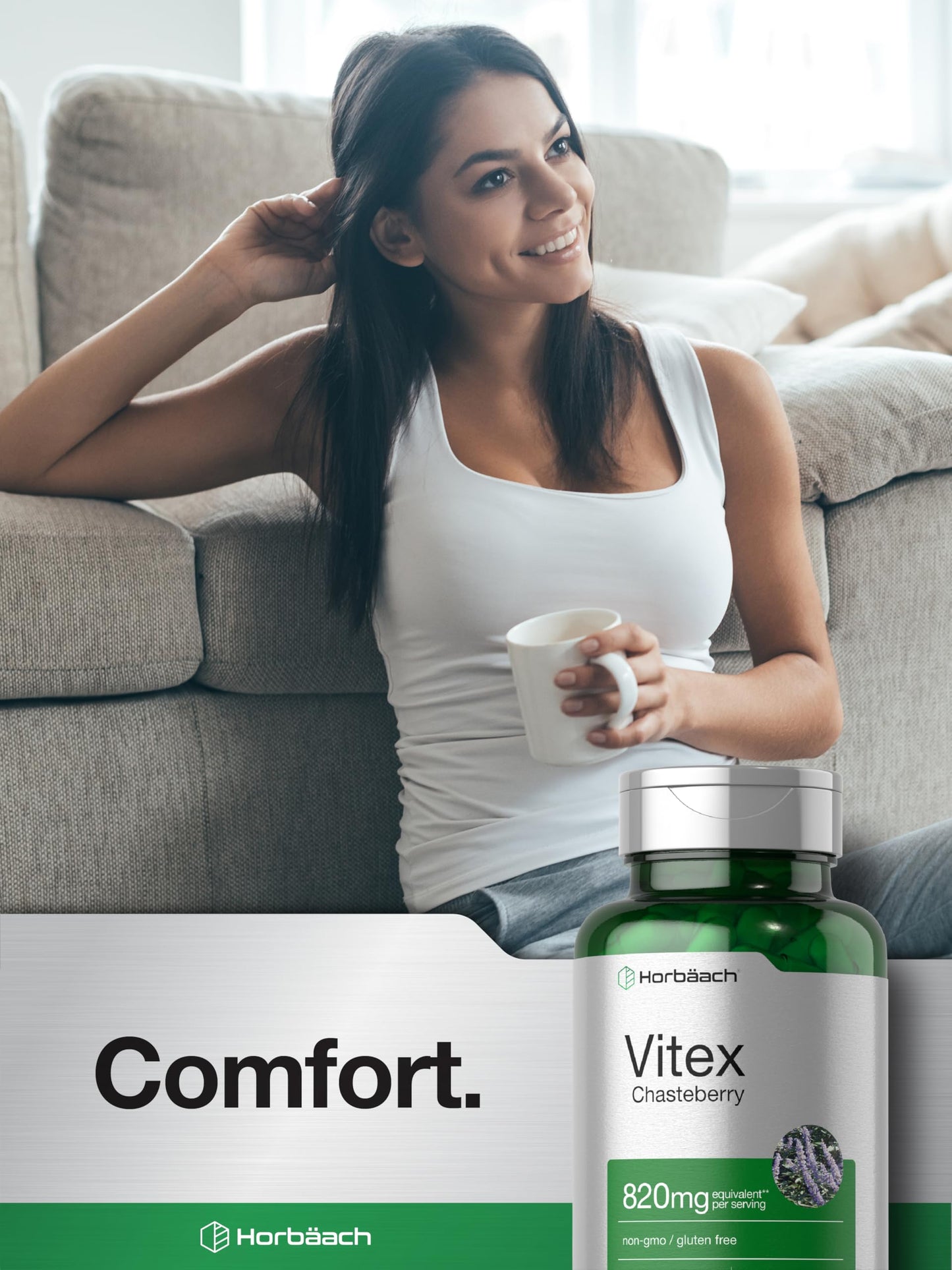 Horbäach Vitex Berry Chasteberry Supplement Capsule 110 Count