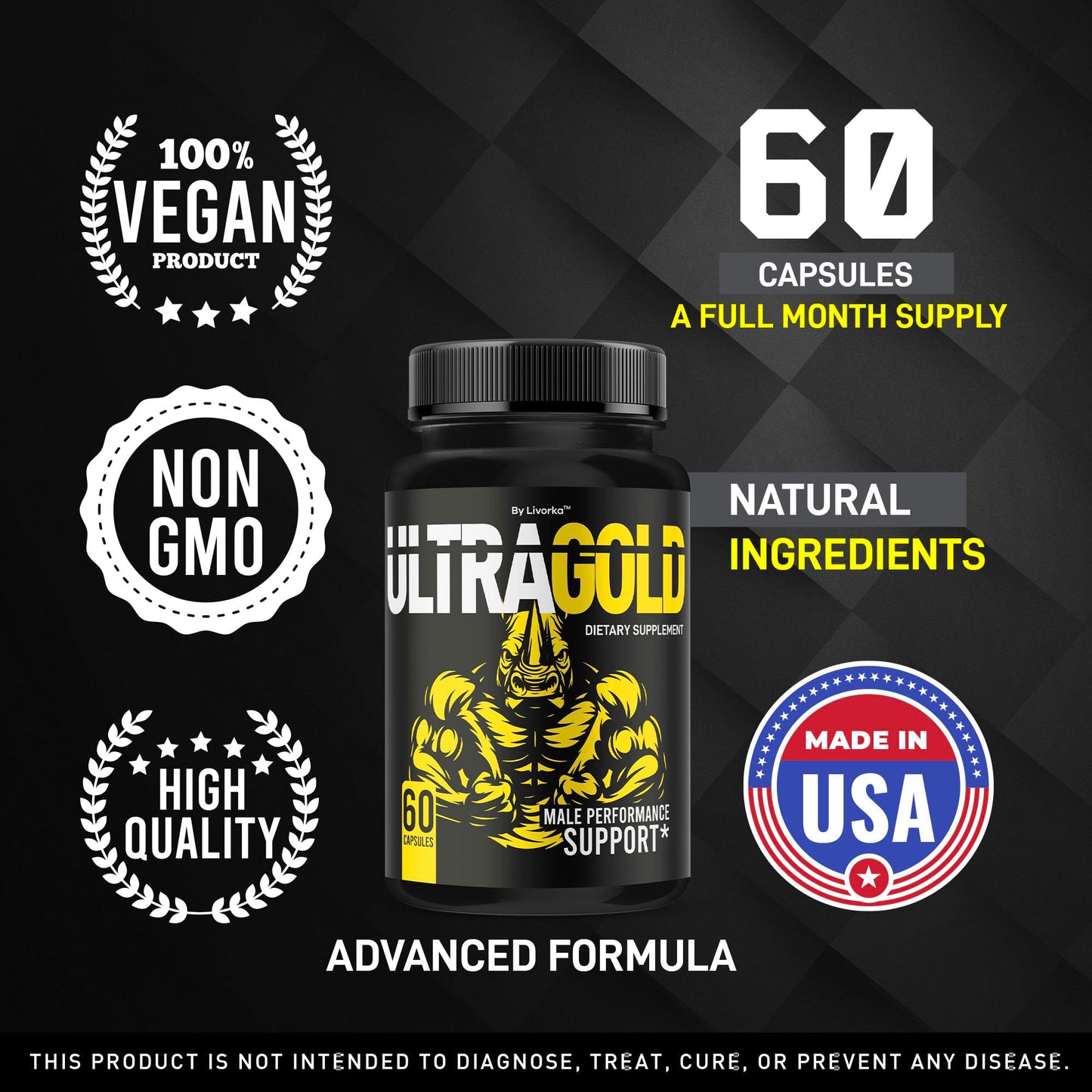 LIVORKA Ultra Gold 180 Capsules