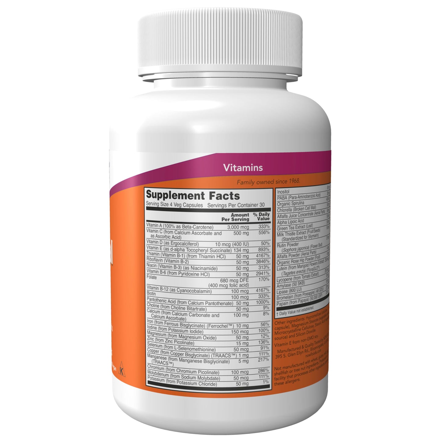 NOW Foods NOW Supplements Special Two with Green Superfoods & Herbal Extracts Capsule 120 Count