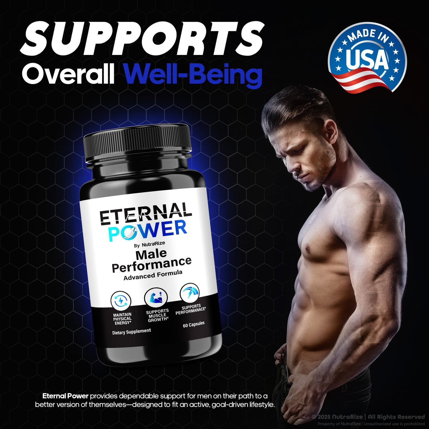 NutraRize Eternal Power Supplement Capsule, 60 Count