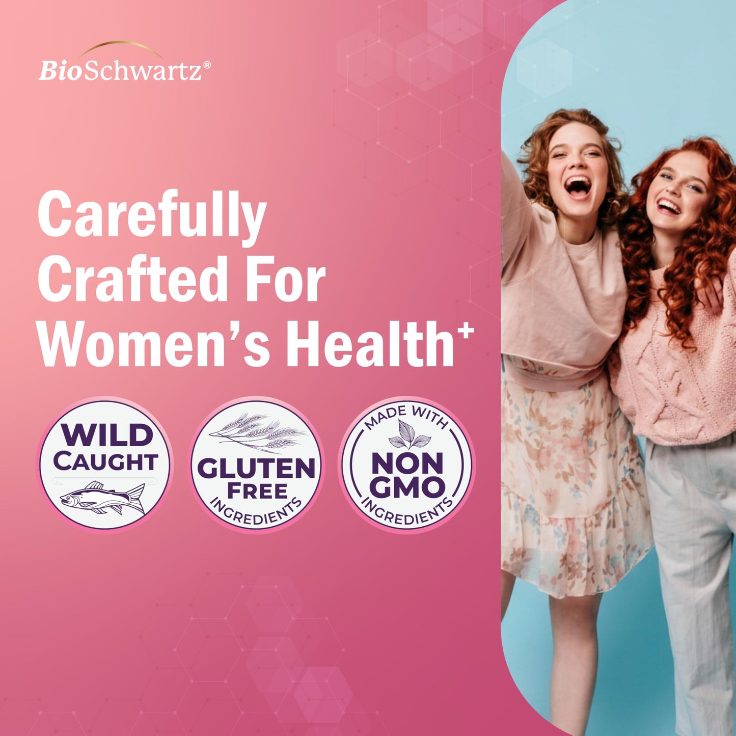 BioSchwartz Fish Oil Omega 3 Supplement for Women Capsule, 60 Count