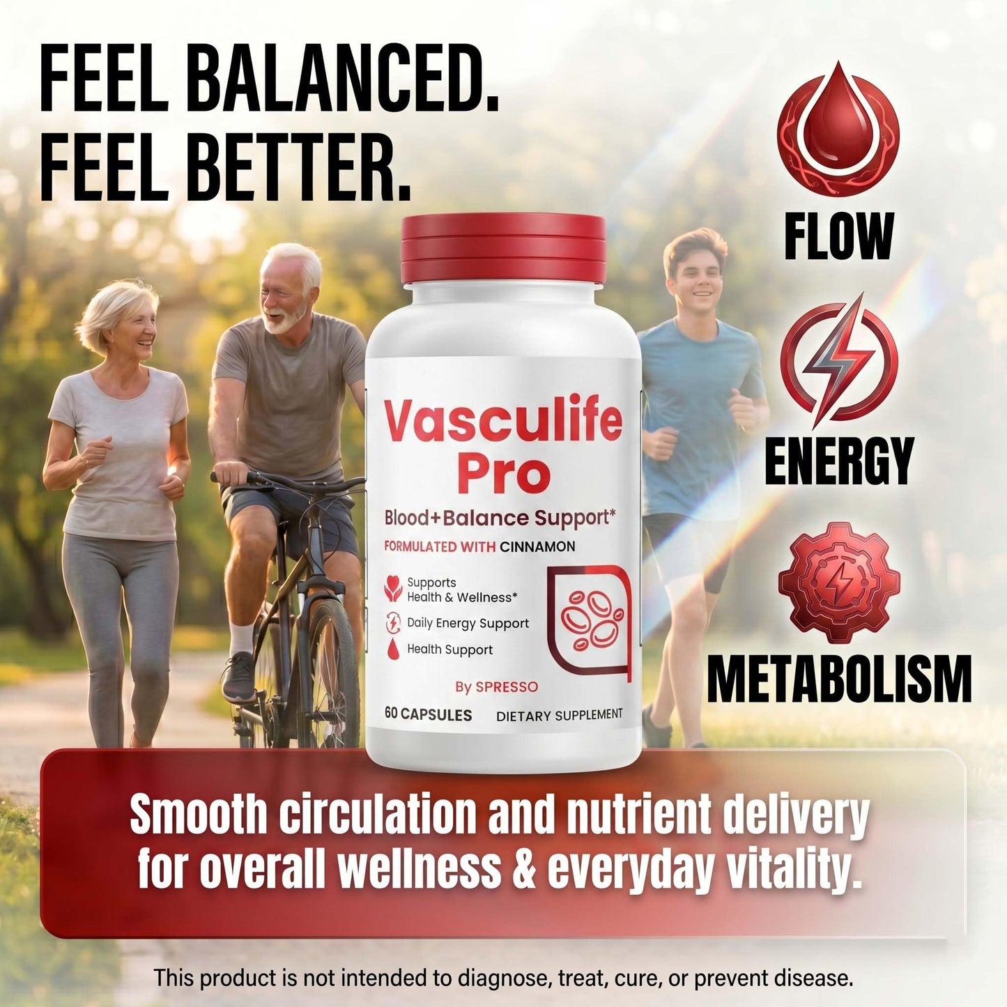 SPRESSO Vasculife Blood Balance Capsules 300 Capsules
