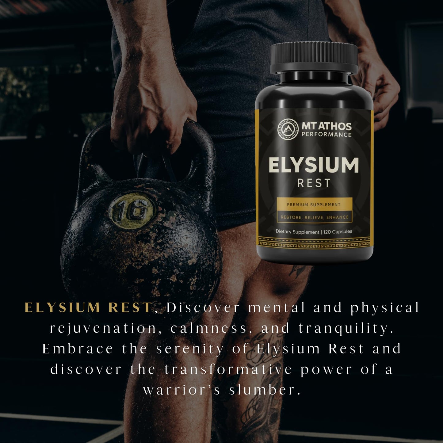 Mt. Athos Performance Elysium Rest Capsules 120