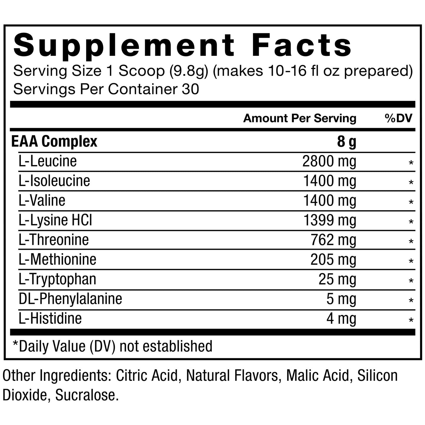 Force Factor Essential Amino Acids Powder, 32 Servings