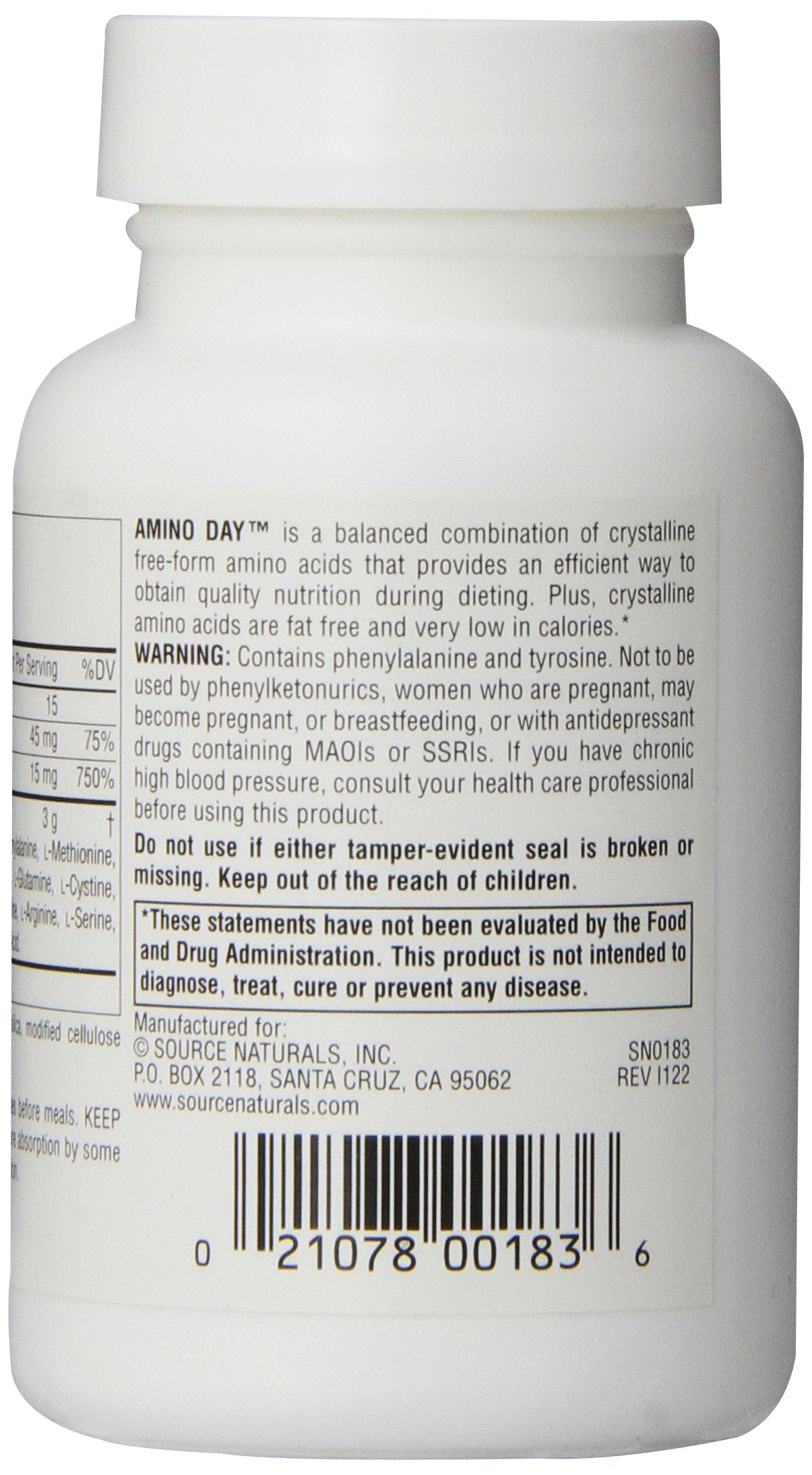 Source Naturals Amino Day Tablets 60