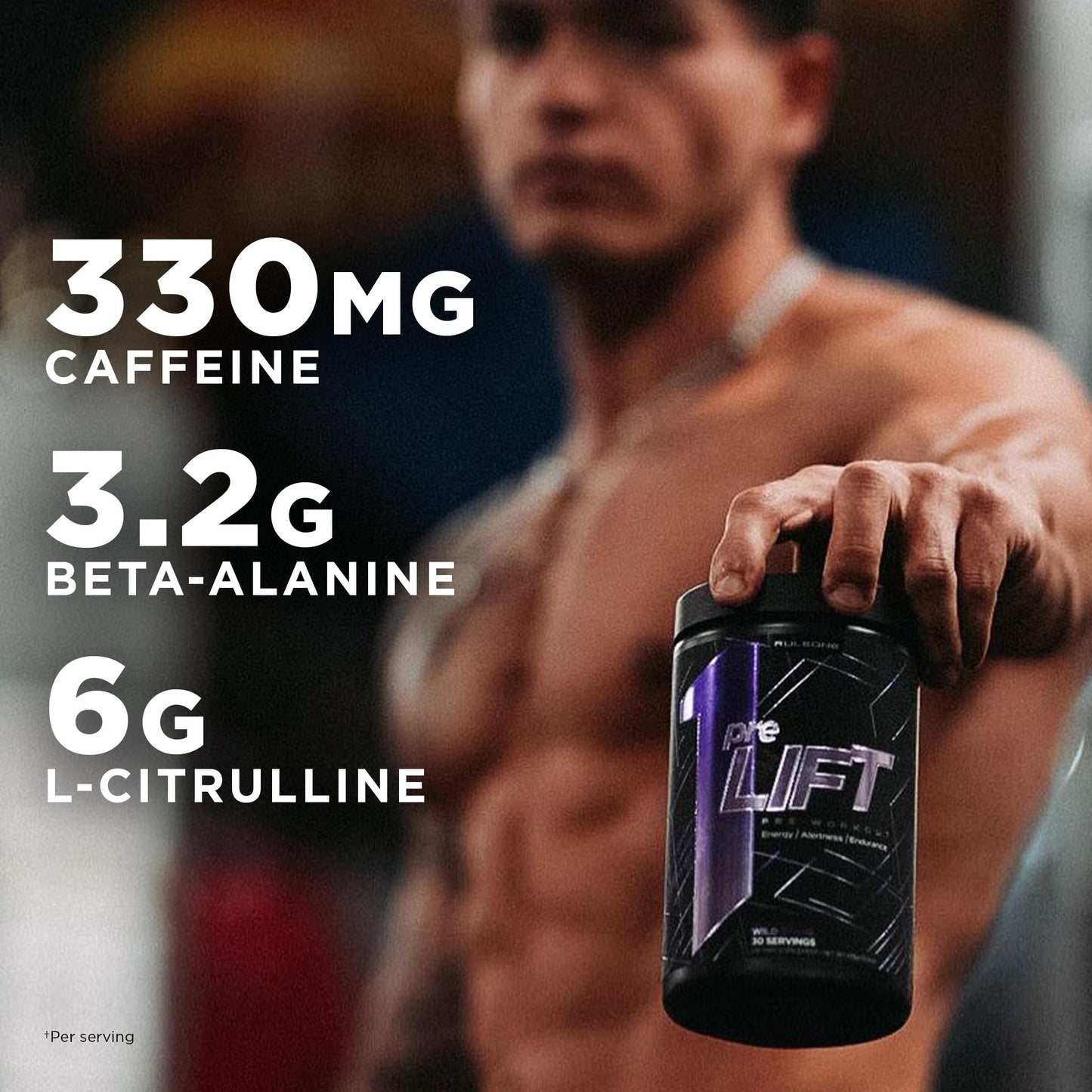 Rule 1 Proteins preLIFT Pre-Workout Powder, 15 Ounce