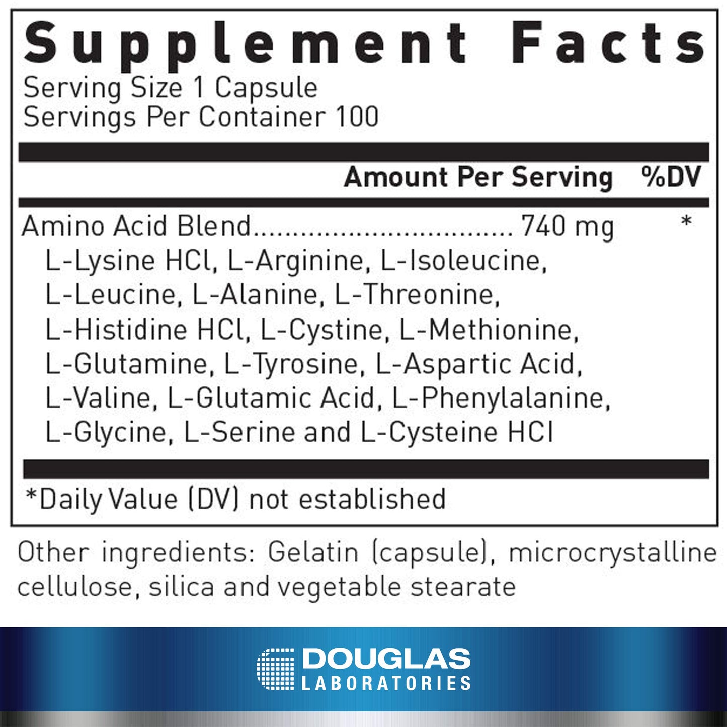 Douglas Laboratories Aminoblend Capsule, 100 Capsules