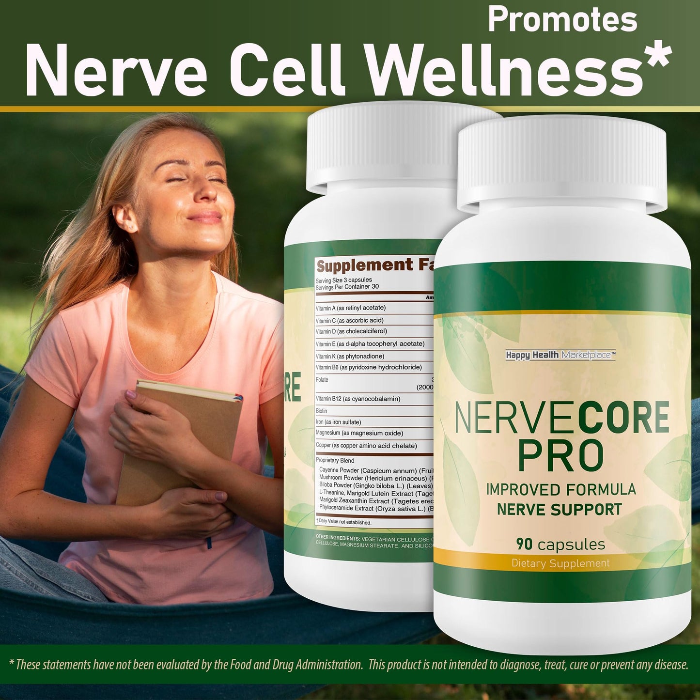 Happy Health Marketplace Nerve Core Pro Capsule 90 Count