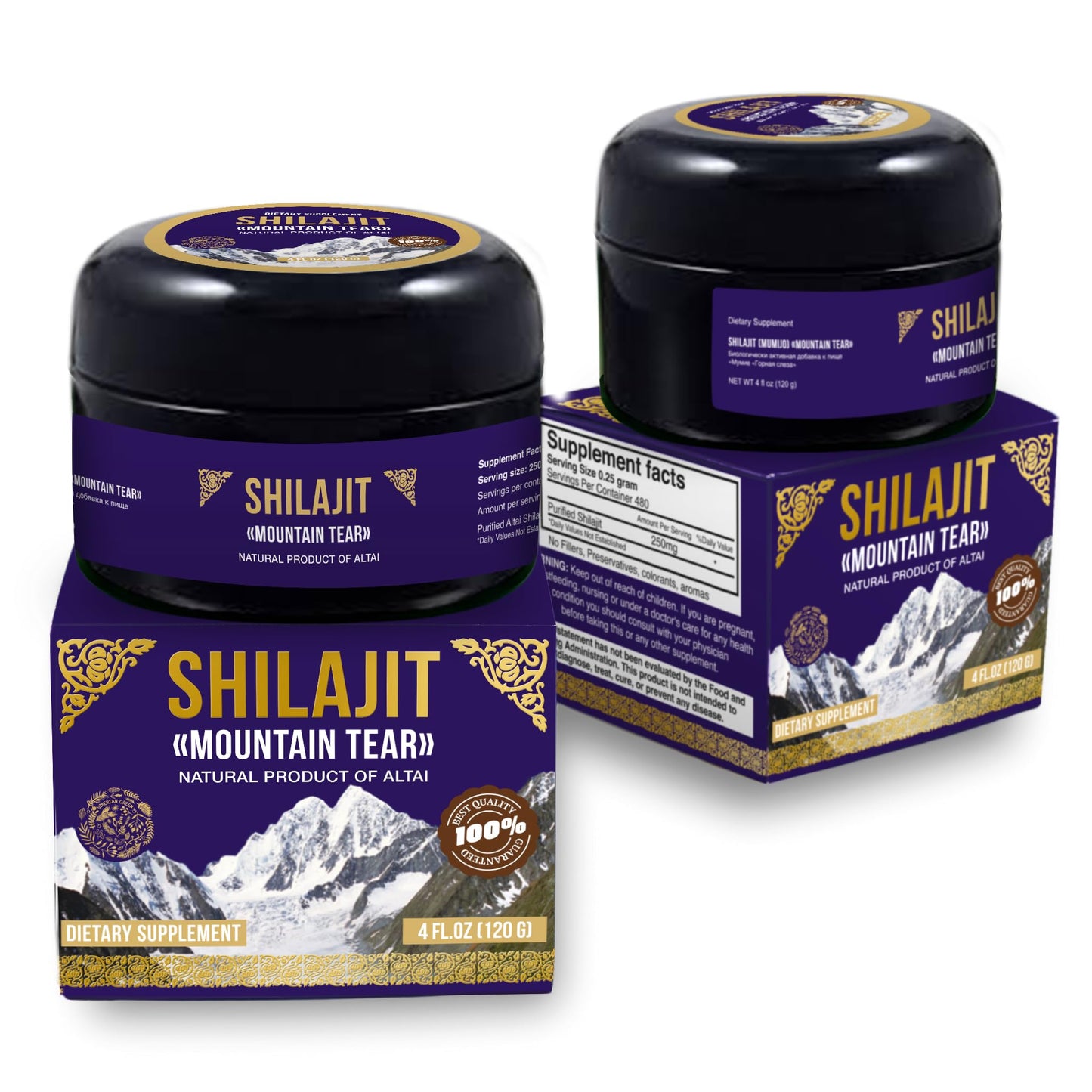 AltaiBioProekt Shilajit Mountain Tear 100g Powder 3.53