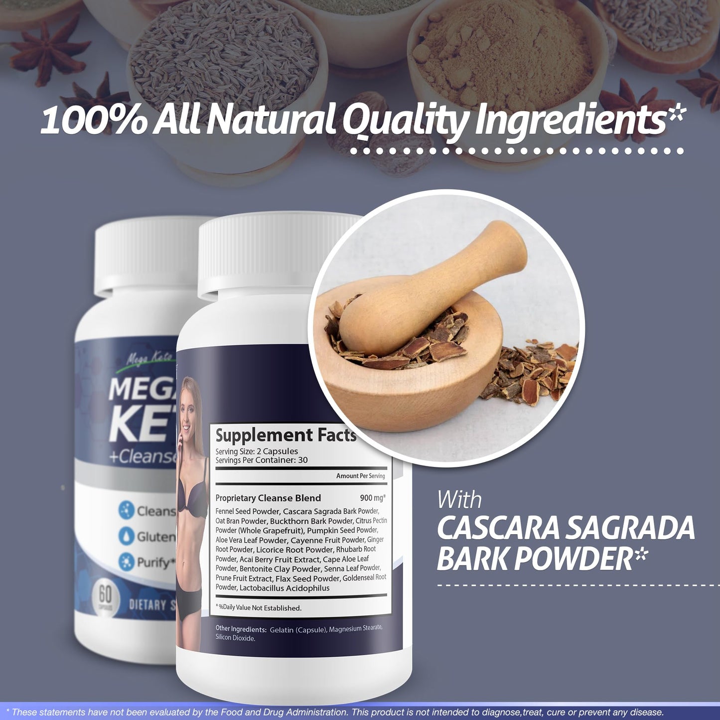 Unknown Mega Keto Diet + Cleanse Capsule, 1 Count