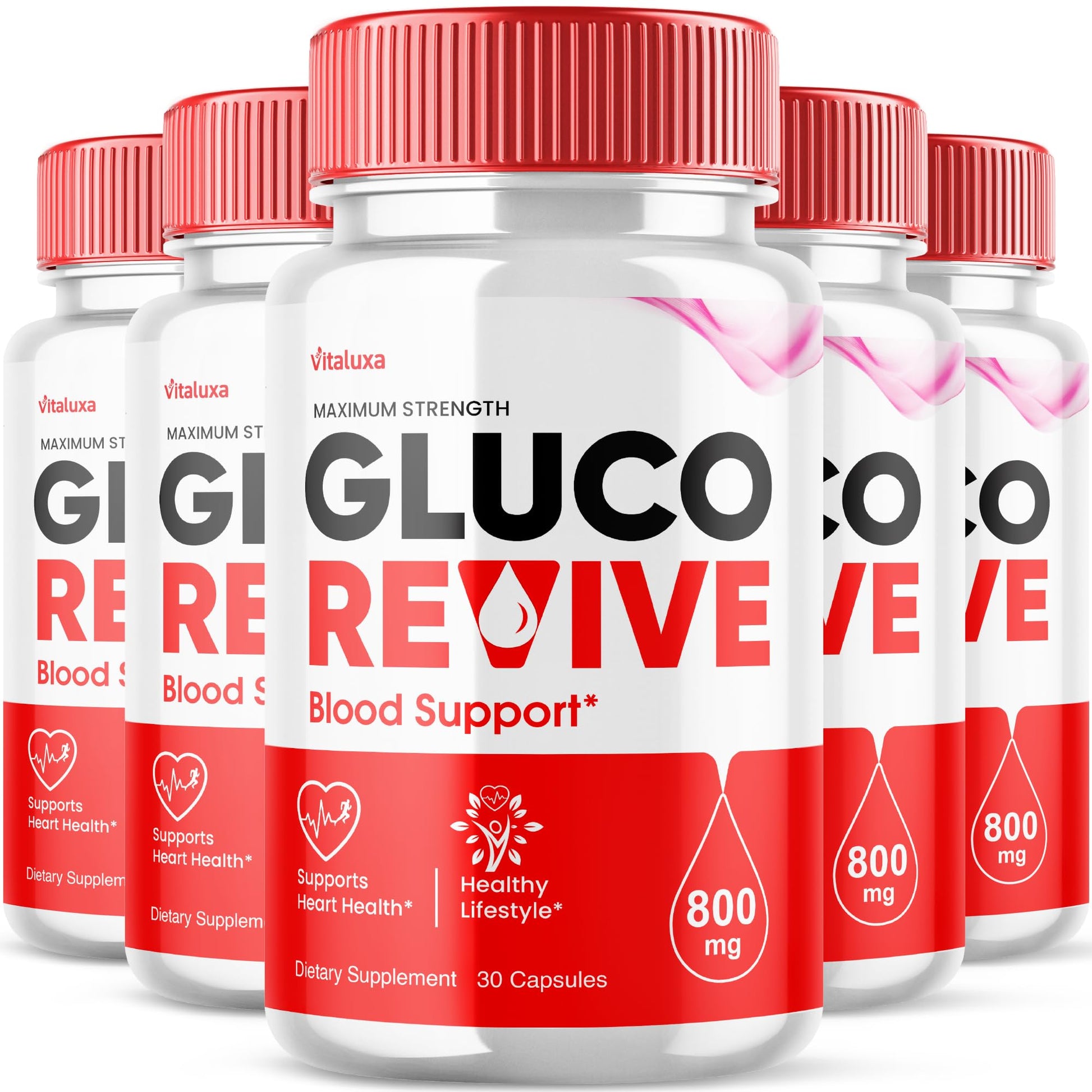 Vitaluxa Gluco Revive Capsules 300 Count