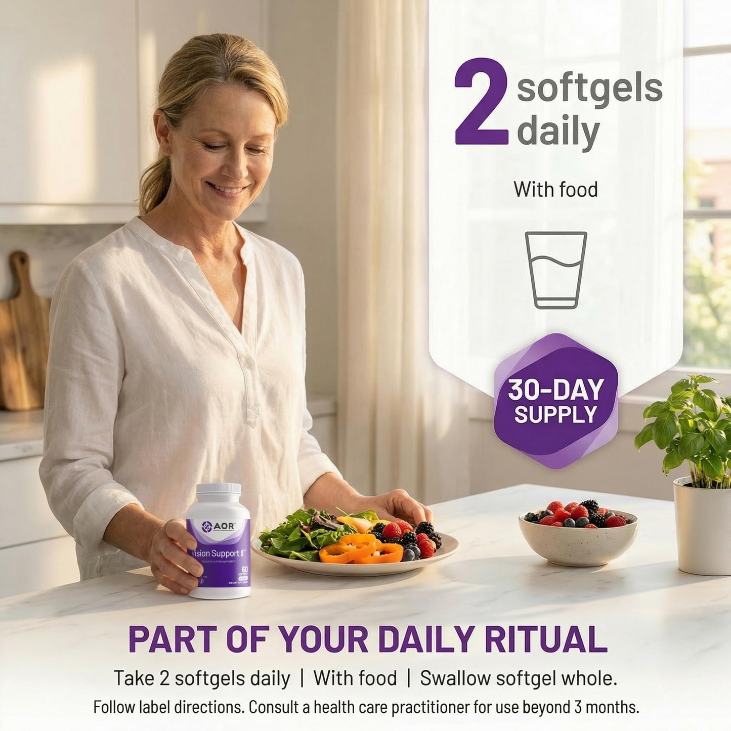 AOR Vision Support II Softgels 60