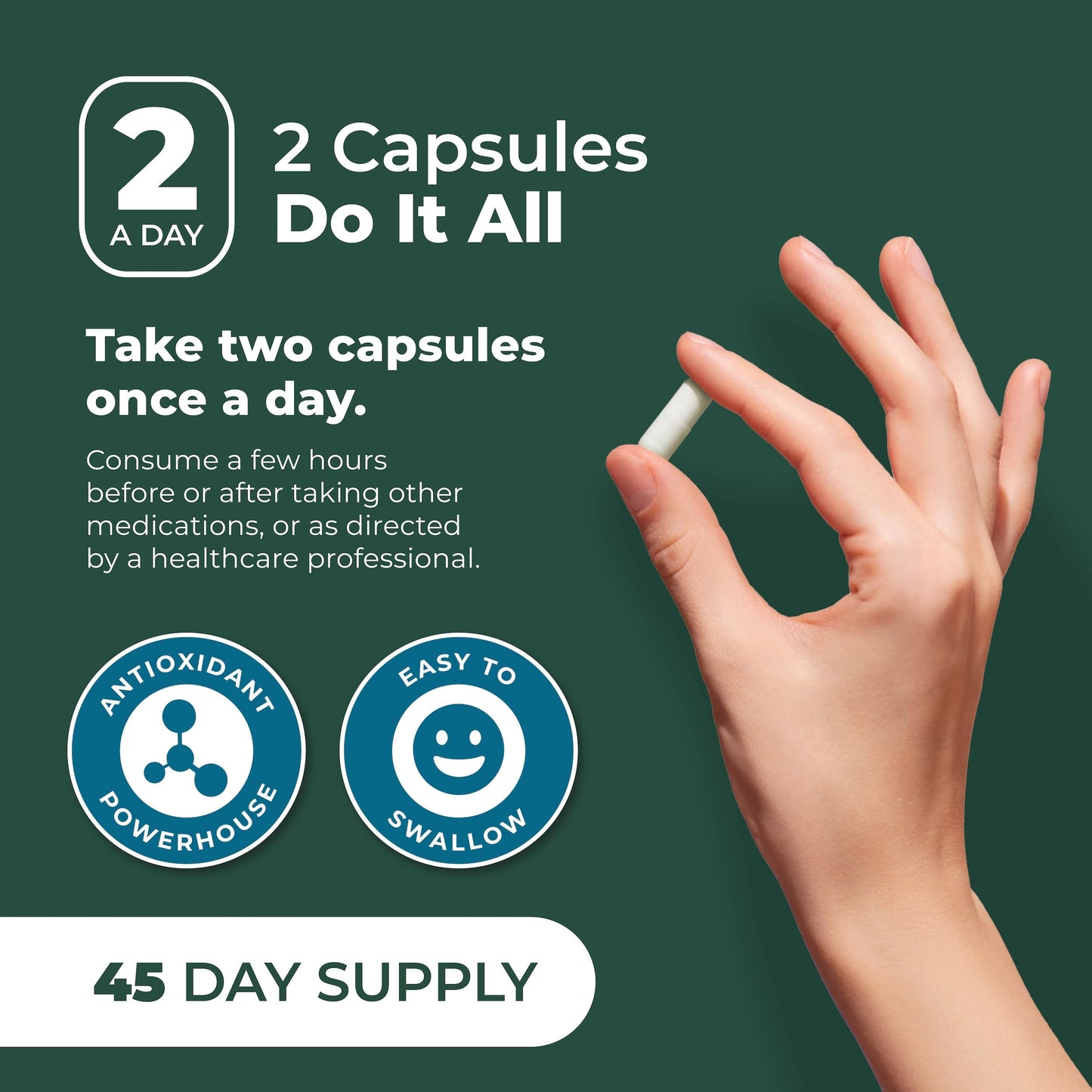 PurePremium Supplements Reduced Glutathione 500mg Per Capsule, 180 Capsules