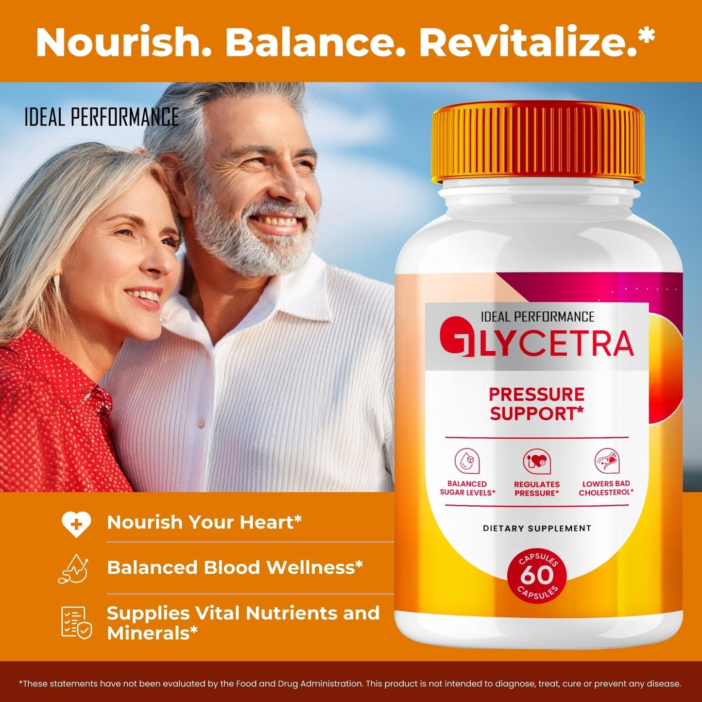 IDEAL PERFORMANCE Glycetra Advanced Blood Formula Capsules 60 Capsules