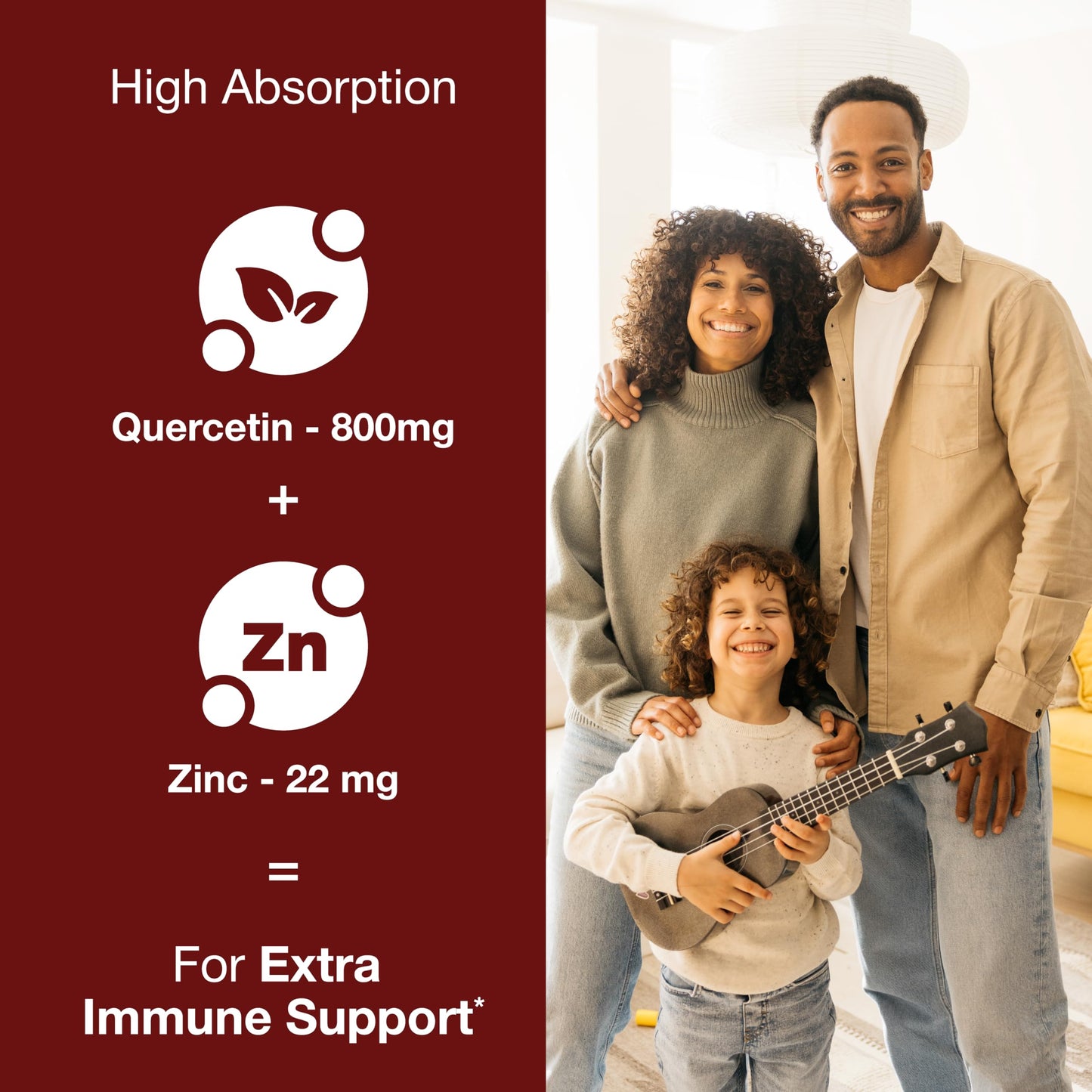 Sandhu's Zinc Quercetin 120 Capsules