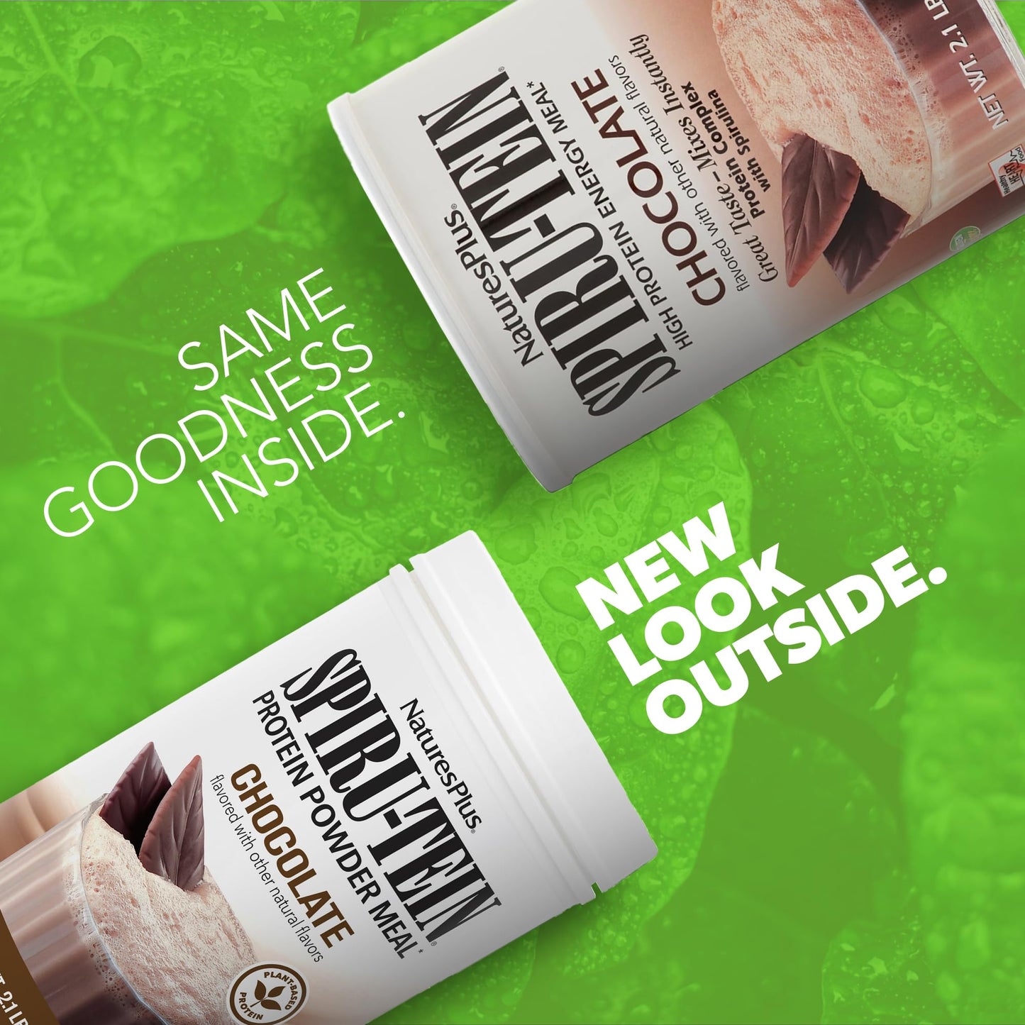 NaturesPlus Spiru-Tein Protein Powder Chocolate, 33.6 oz