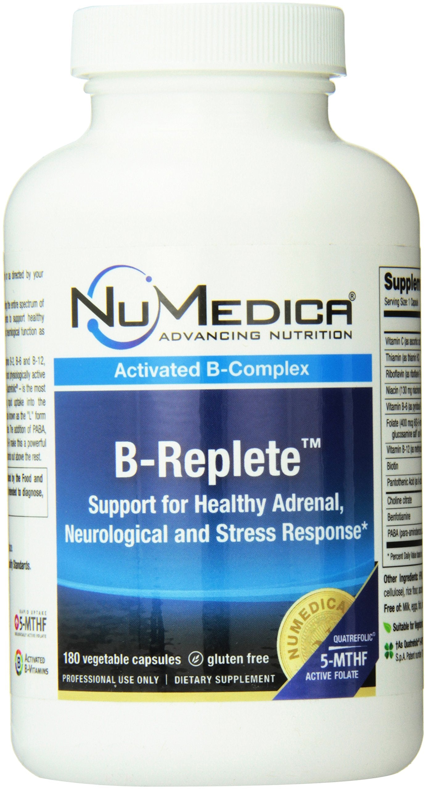 NuMedica B-Replete Supplement 180 Capsules