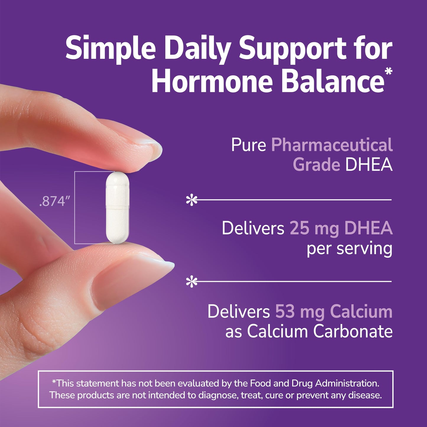 21st Century DHEA 25 mg Capsules 90 Count
