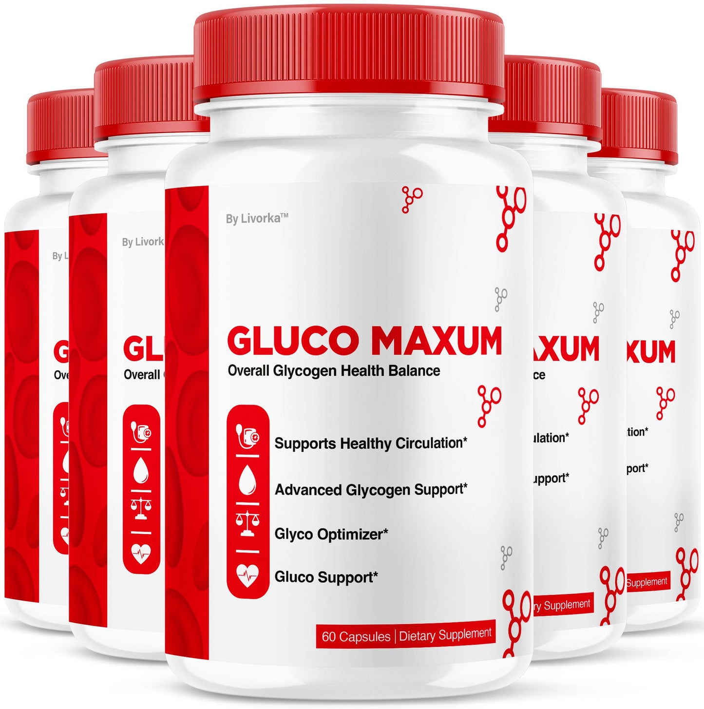 LIVORKA GlucoMaxum Capsules 300 Capsules