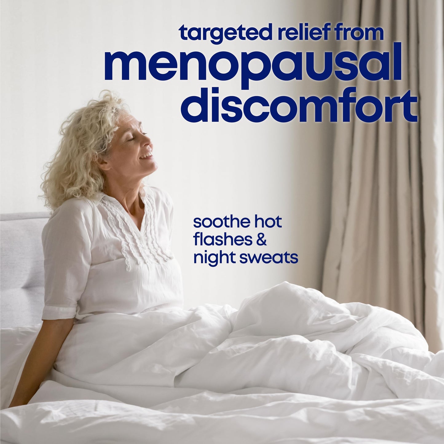 Her Own Cool Nite Night Time Relief Female Hormone Balance Capsules with Kudzu & Black Cohosh, 60 Capsules