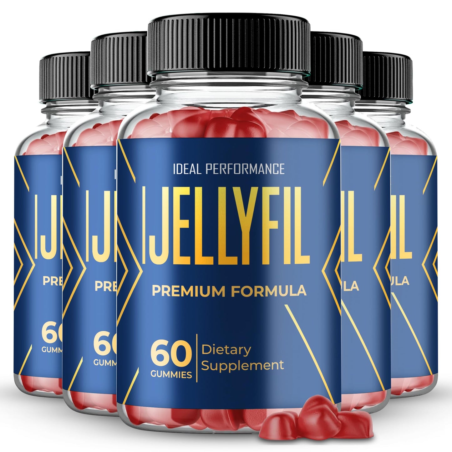 IDEAL PERFORMANCE Jellyfil Gummies for Men Gummies, 300 Count