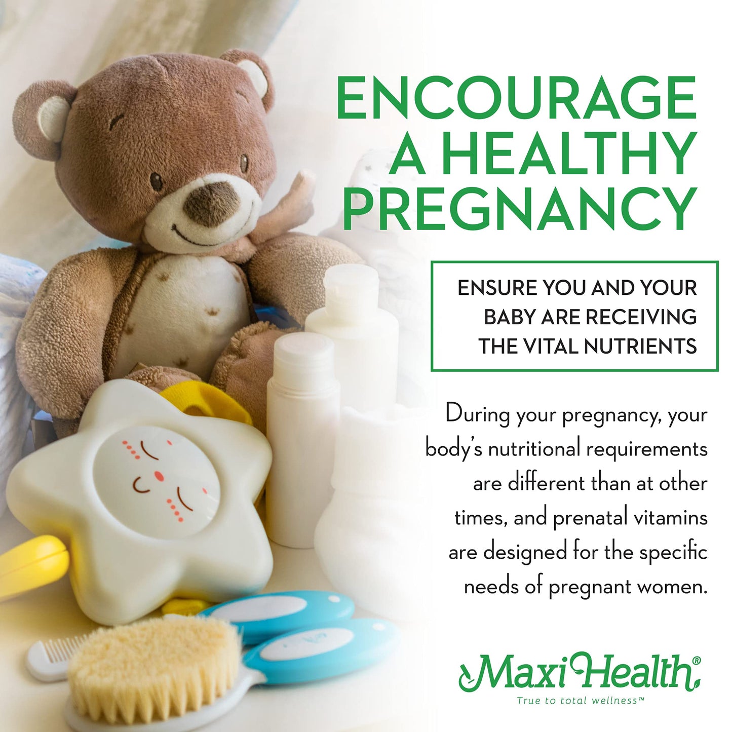 Maxi Health Prenatal Vitamins for Women Tablet 120 Tablets