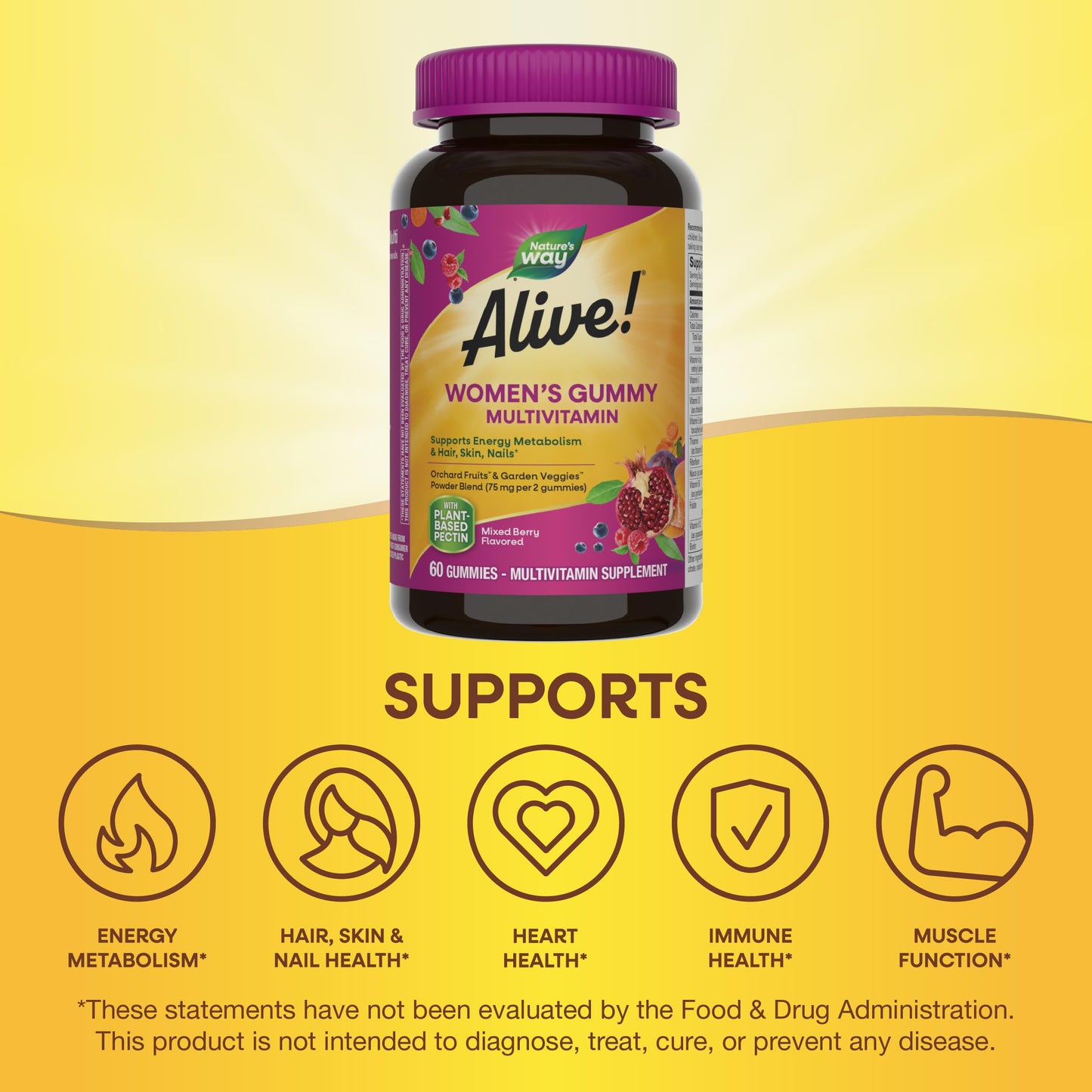 Nature's Way Alive! Women’s Gummy Multivitamin, 60 Gummies