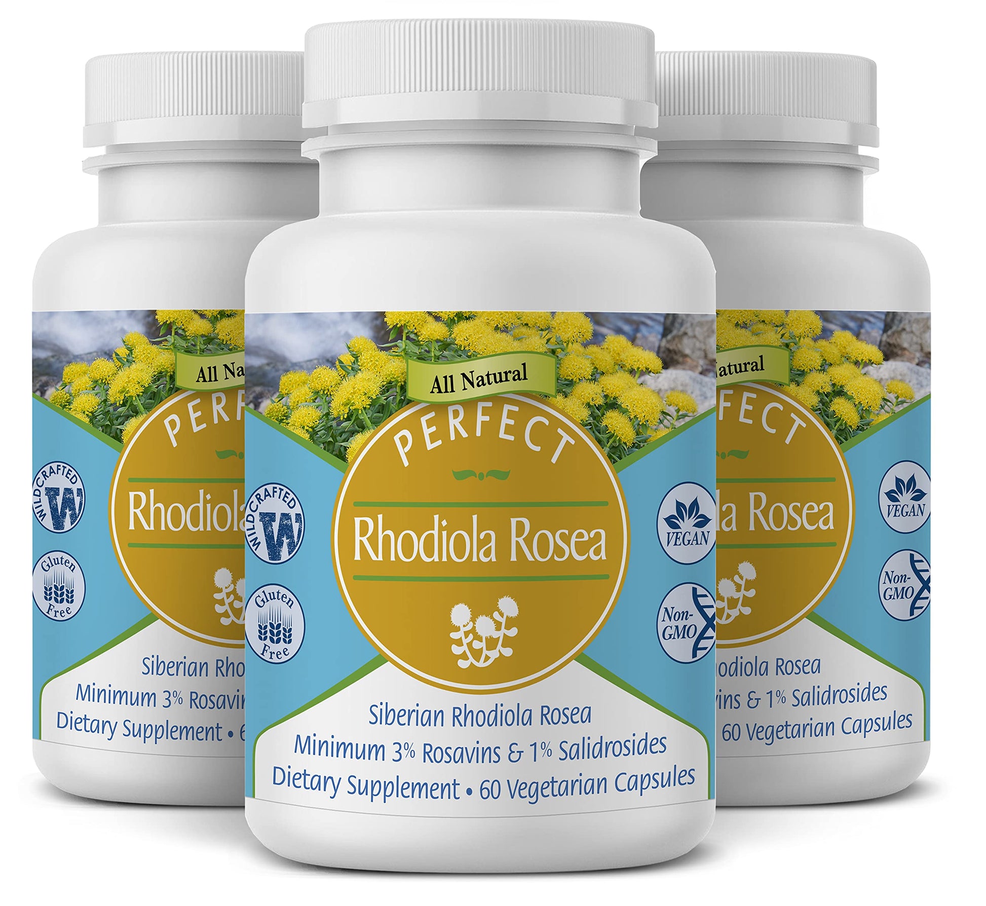Perfect Supplements Rhodiola Rosea Capsules 180 Capsules