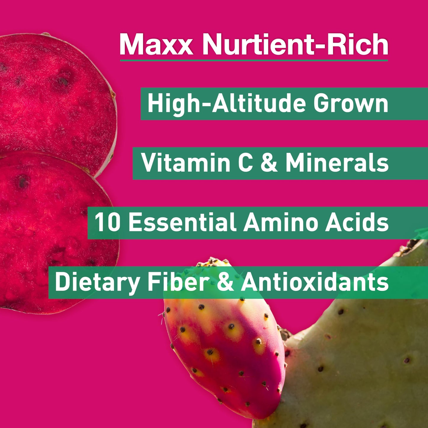 Maxx Herb Red Nopal Cactus Capsules 180 Count