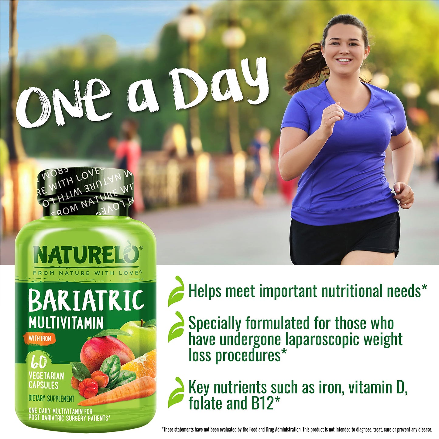 NATURELO Bariatric Multivitamin Capsule 120 Veggie Capsules