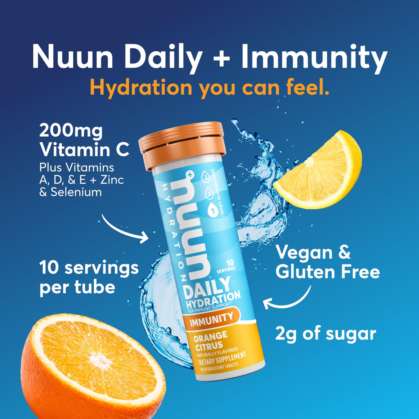 Nuun Immunity Electrolyte Tablets 8 Pack