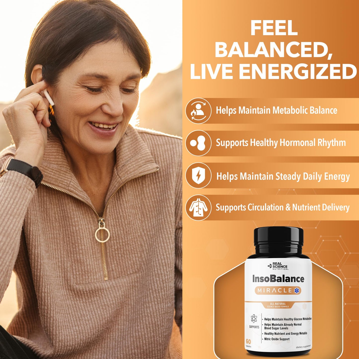 Real Science Nutrition InsoBalance Miracle Capsule 60 Count